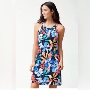 Tommy Bahama tambour shift floral dress size M